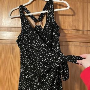 Polka Dot Wrap Dress